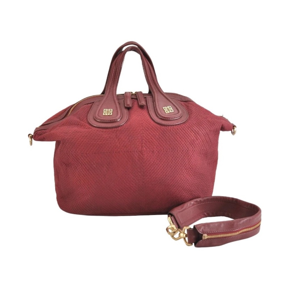 Givenchy Red Straw Nightingale 2way Bag